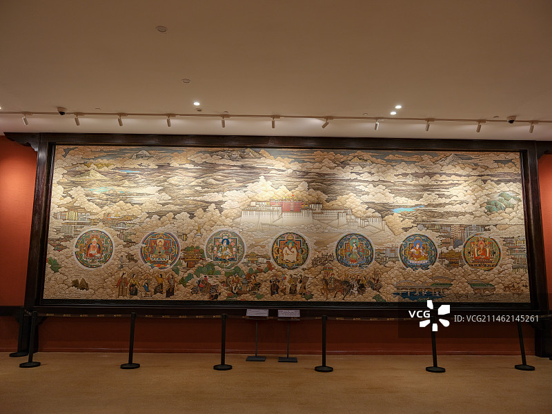 西藏博物馆 壁画设计图片素材