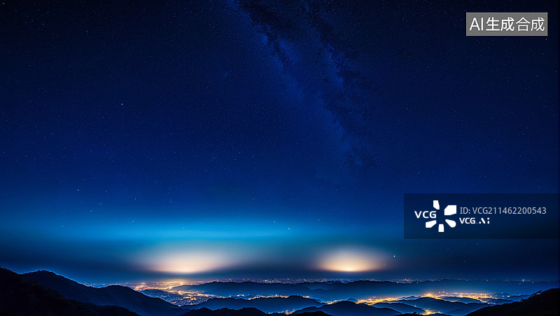 【AI数字艺术】闪耀星空背景图图片素材