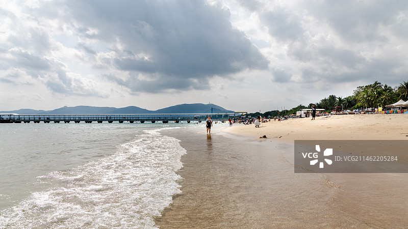 亚龙湾海滩图片素材