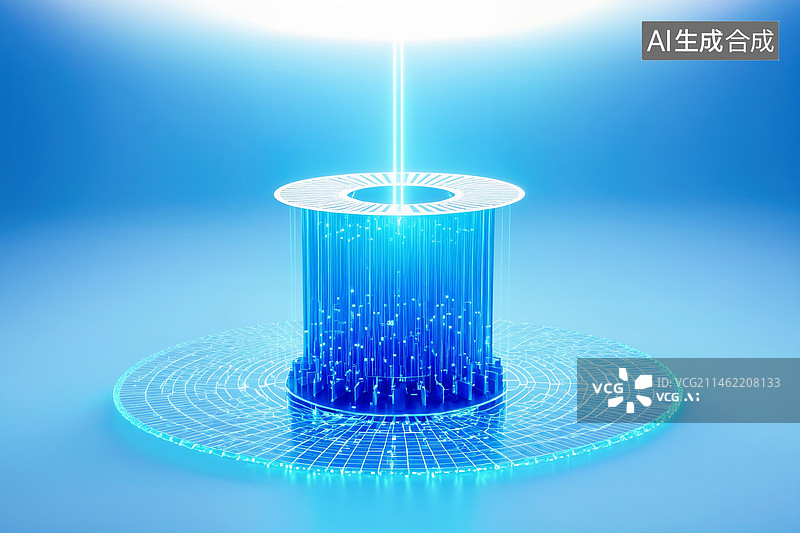 【AI数字艺术】未来信息科技概念图图片素材