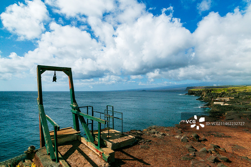 美国夏威夷最南端South Point图片素材