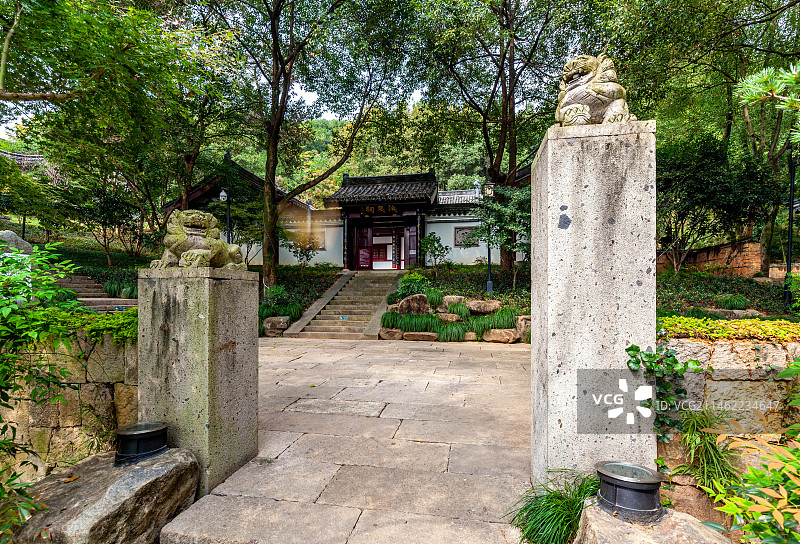 杭州萧山湘湖德惠祠图片素材