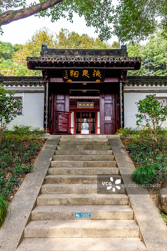 杭州萧山湘湖德惠祠图片素材