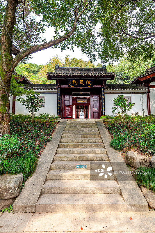 杭州萧山湘湖德惠祠图片素材