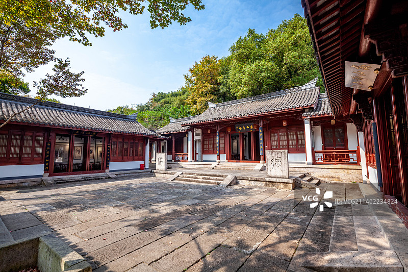 杭州萧山湘湖道南书院图片素材