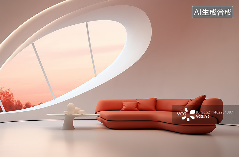 【AI数字艺术】室内空间建筑结构图片素材