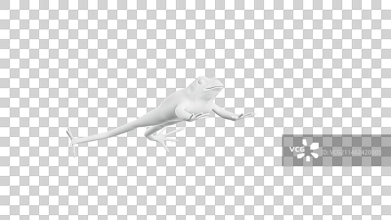 跳跃的青蛙 模型图片素材