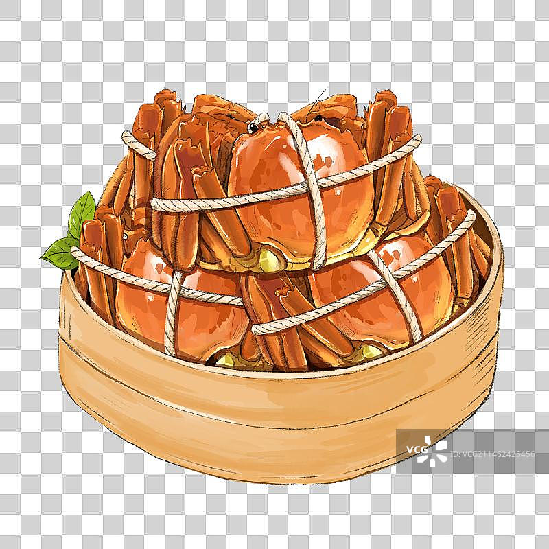 清蒸大闸蟹图片素材