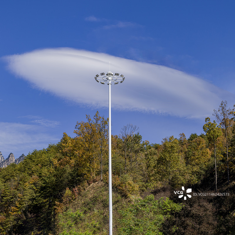 河南南阳西峡县老界岭的云景图片素材