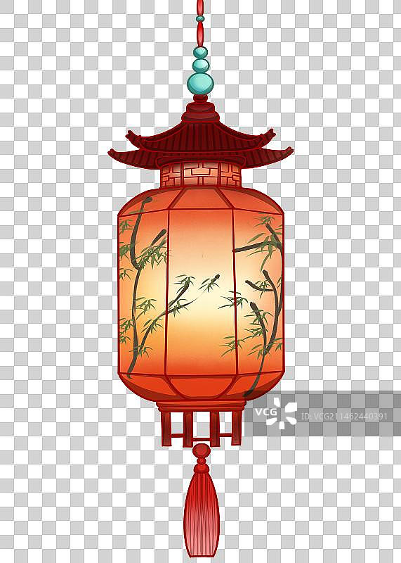 国潮古风灯笼图片素材