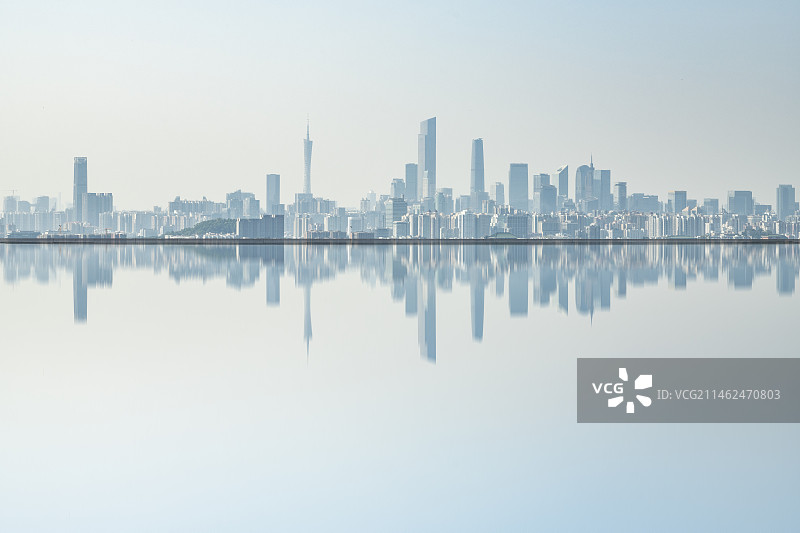 中国广州城市天际线图片素材