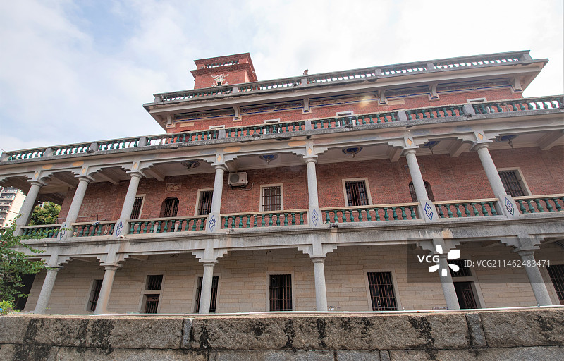 第八批全国重点文物保护单位泉州石狮宝盖镇龙穴村的景胜别墅,是上个世纪40年代末，来自菲律宾的福建富商图片素材