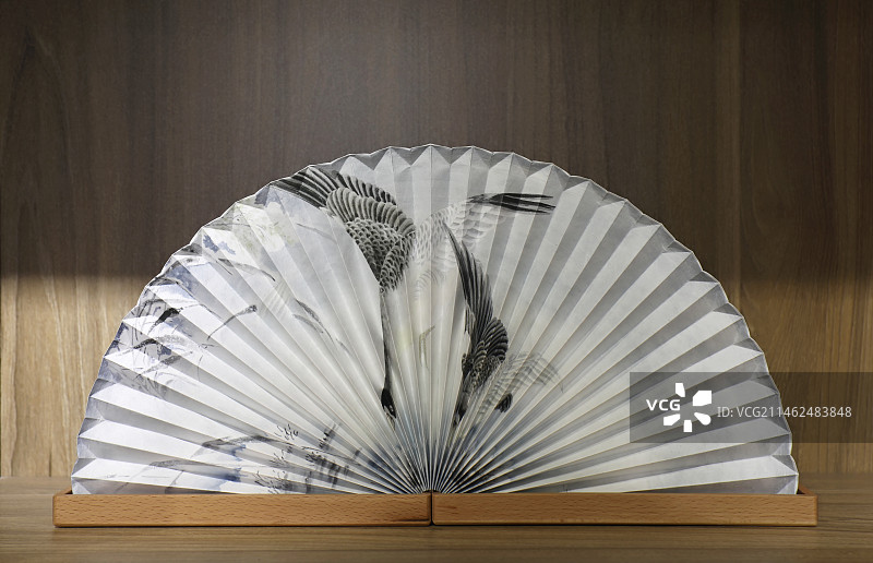 中国风画扇图片素材