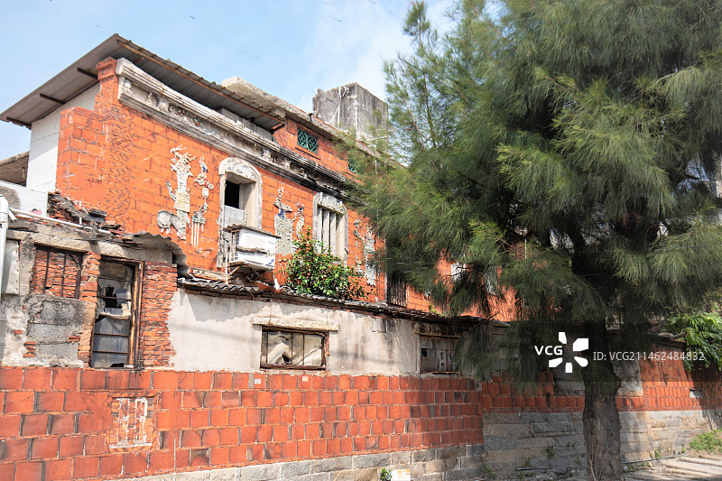 第八批全国重点文物保护单位泉州石狮宝盖镇龙穴村的景胜别墅,是上个世纪40年代末，来自菲律宾的福建富商图片素材