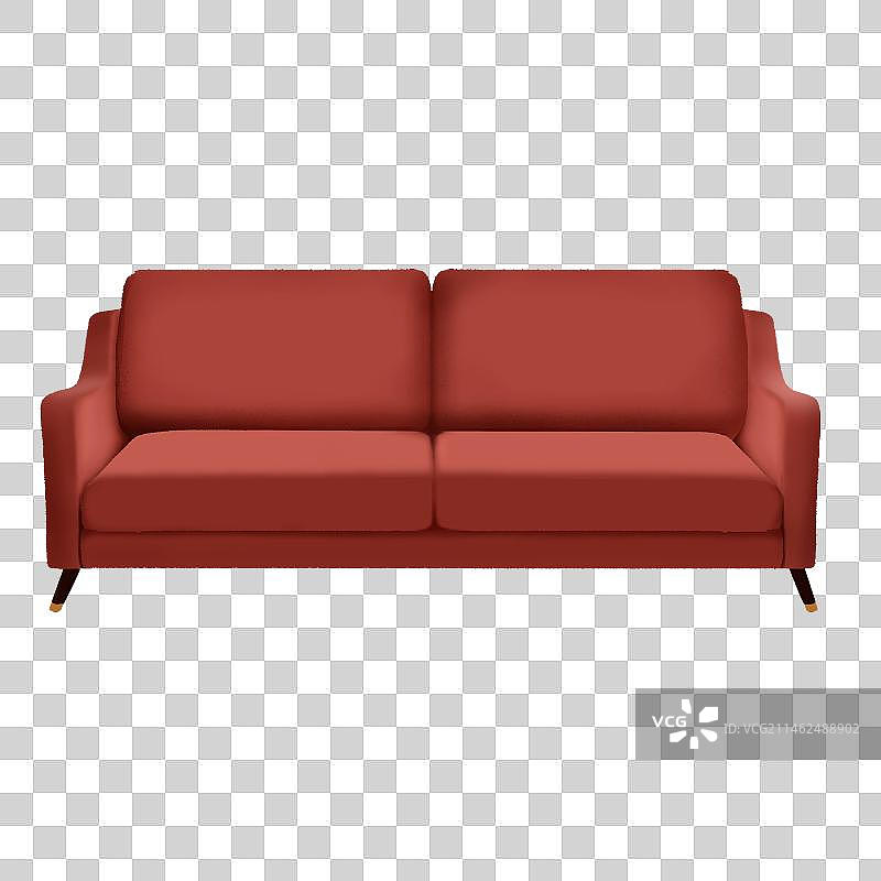 红色沙发图片素材