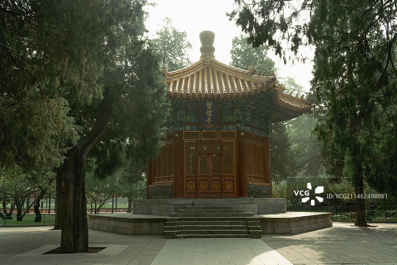 北京中山公园习礼亭图片素材