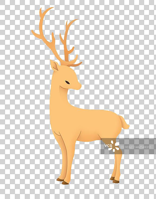 鹿免抠元素图片素材