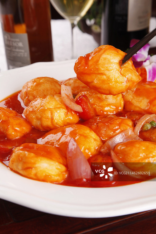 糖醋日本豆腐图片素材