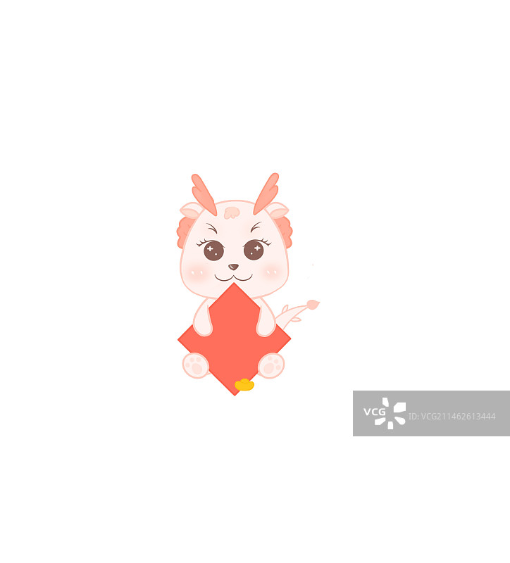 龙年祝福插画设计图片素材