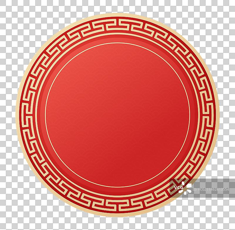 国风电商营销标签背景图案花纹矢量插画图片素材