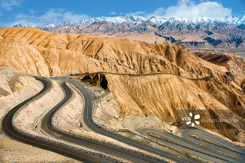 新疆 盘龙古道图片素材