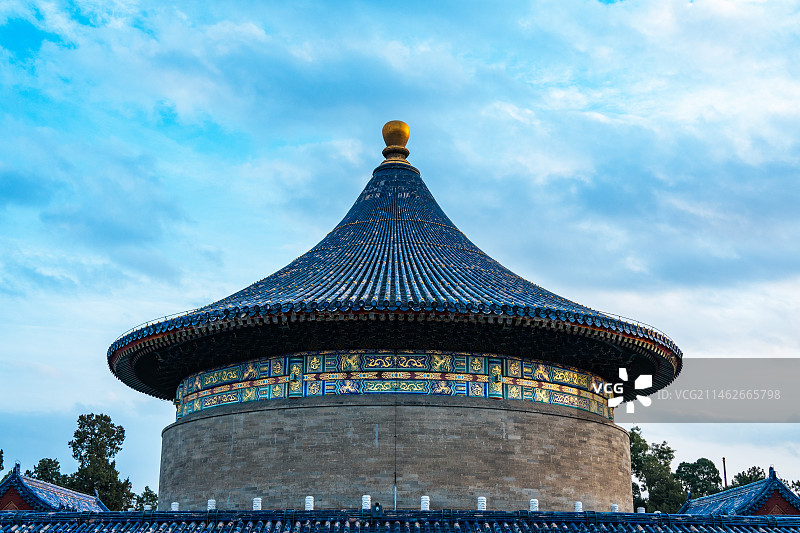 北京天坛公园皇穹宇建筑图片素材