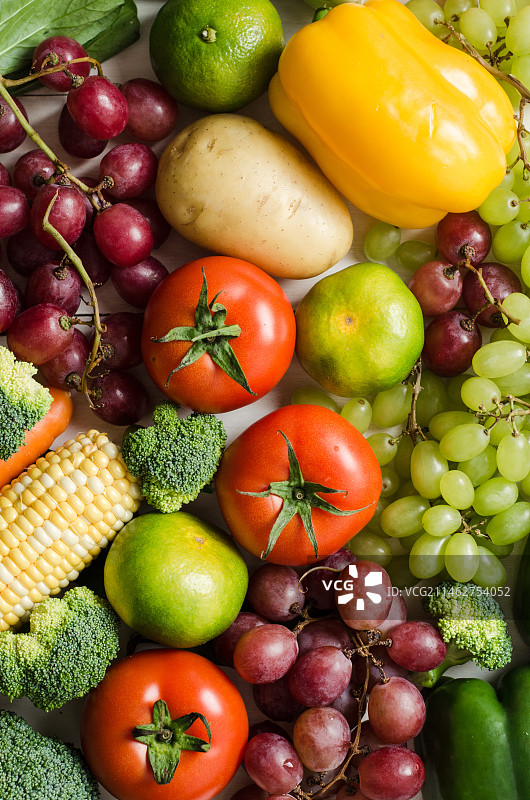 各种新鲜水果蔬菜图片素材