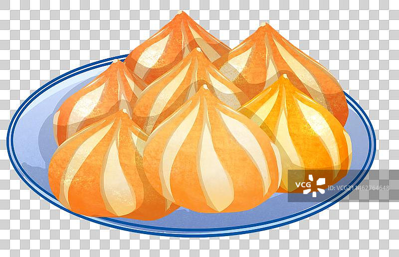 火锅食材鱼籽包盘子图片素材