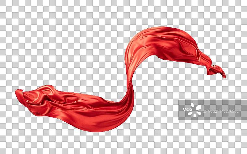 流动的布料曲线3D渲染图片素材