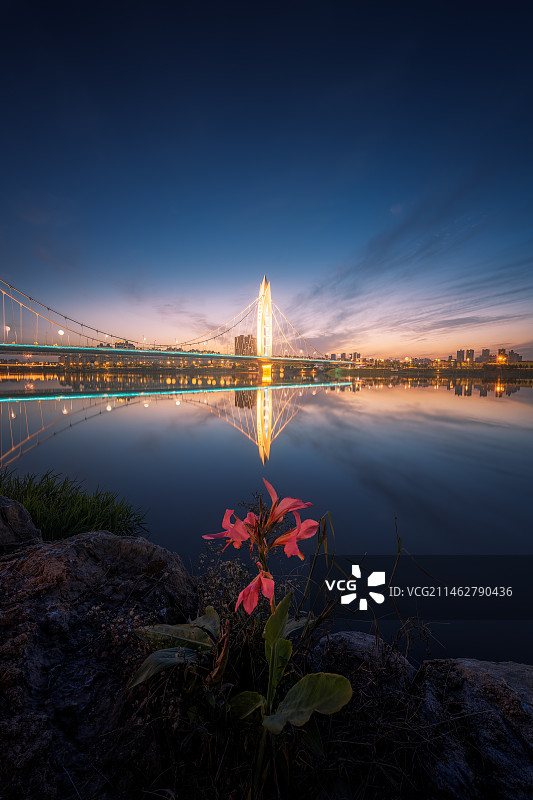 西安元朔大桥图片素材