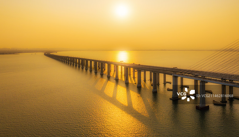 福建泉州湾大桥图片素材