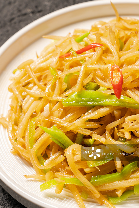 尖椒土豆丝图片素材
