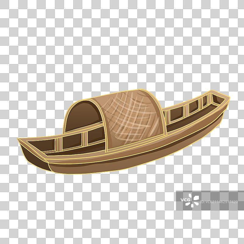 国风小船免抠元素图片素材