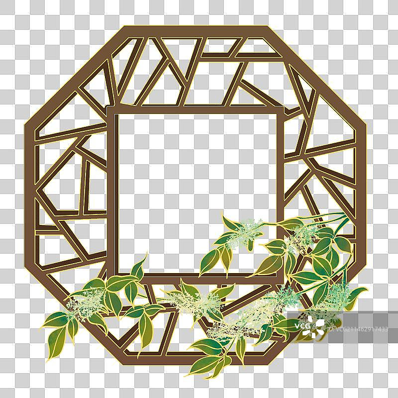 国风中式窗户免抠元素图片素材