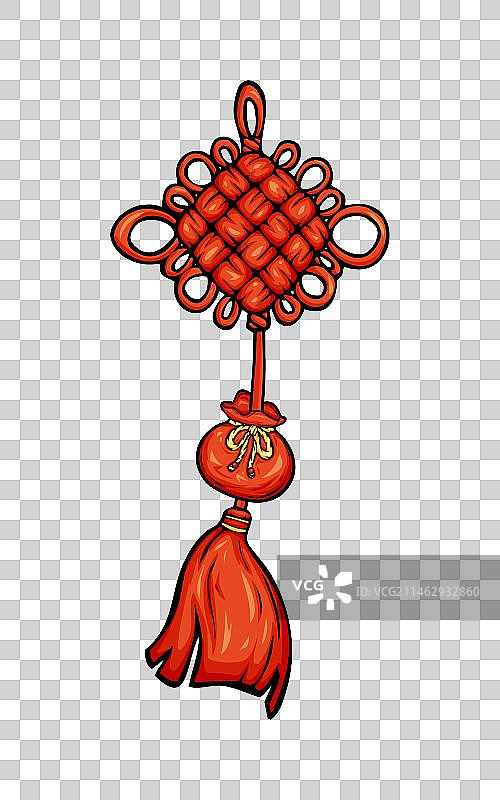 中国结福袋挂件图片素材