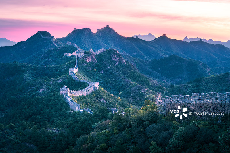 金山岭长城图片素材