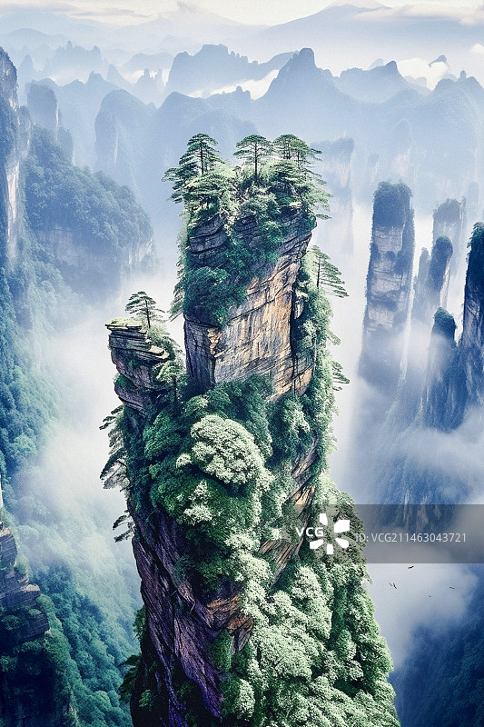 武陵源风光图片素材