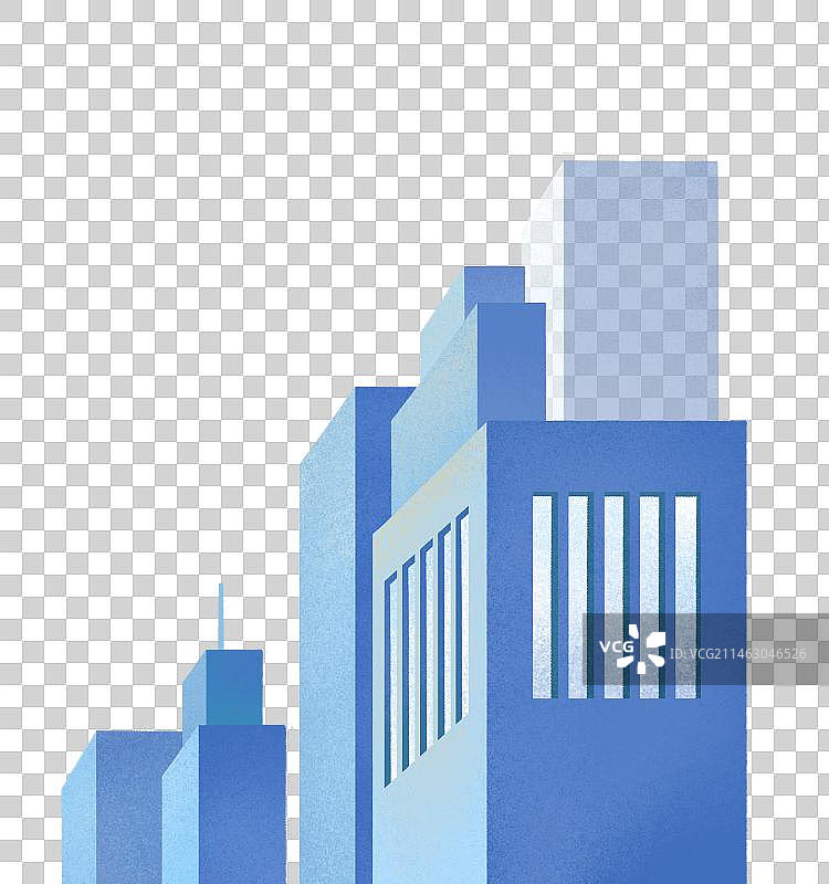 未来科技城市远景插画元素图片素材
