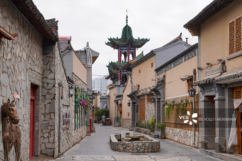 甘肃省 临夏回族自治州 临夏市 八坊十三巷图片素材