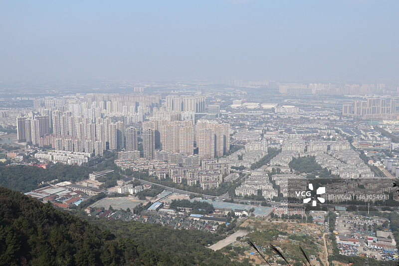 俯瞰无锡城市图片素材