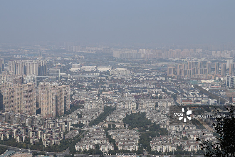 俯瞰无锡城市图片素材