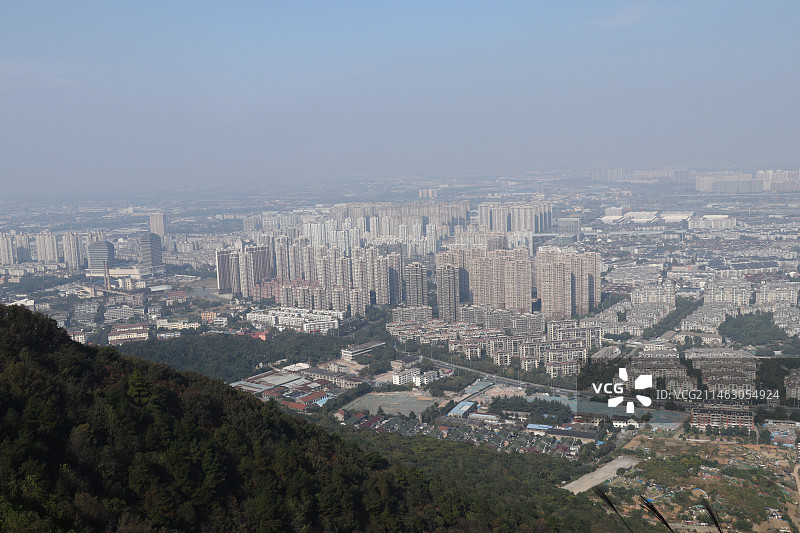 俯瞰无锡城市图片素材