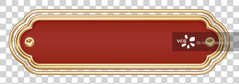 国风金属边框图片素材