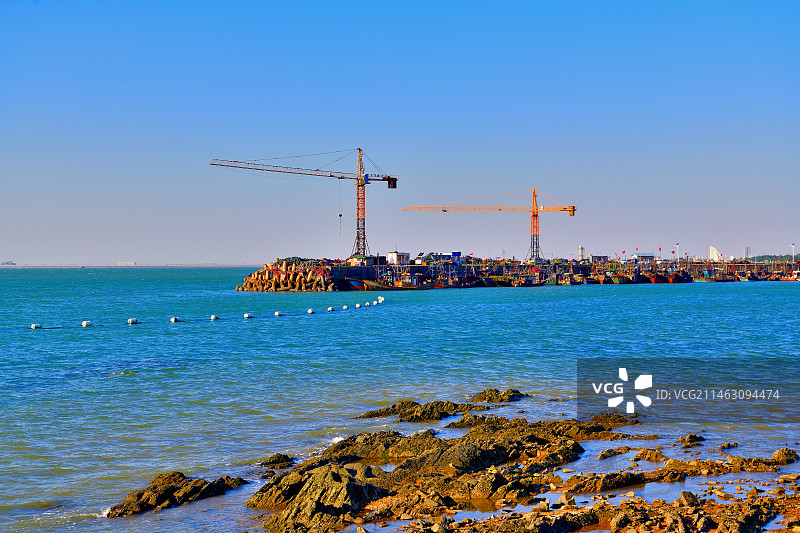 海鲜码头（拍摄于山东省日照市岚山区）图片素材