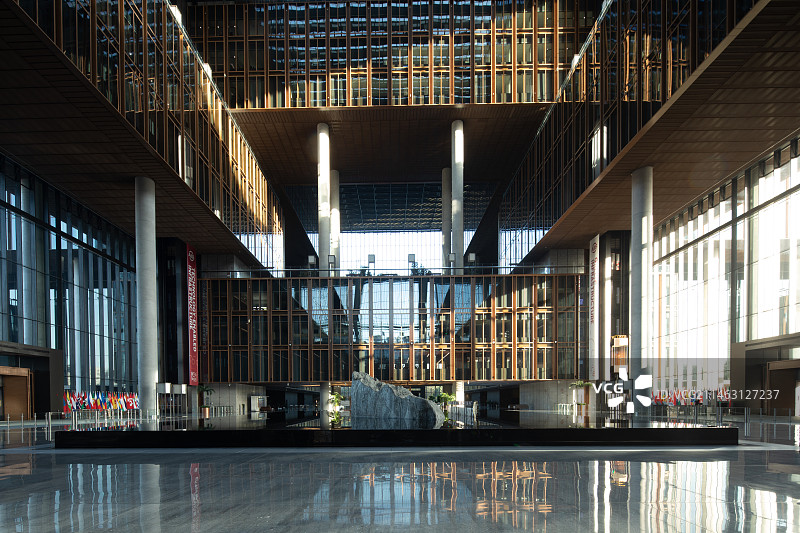 北京亚投行亚洲金融大厦AFC建筑AIIB图片素材