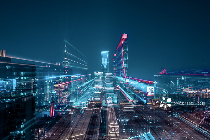 赛博都市图片素材