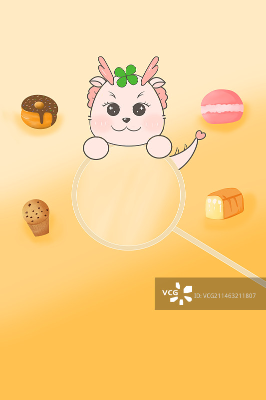 面包师招聘海报设计插画图片素材