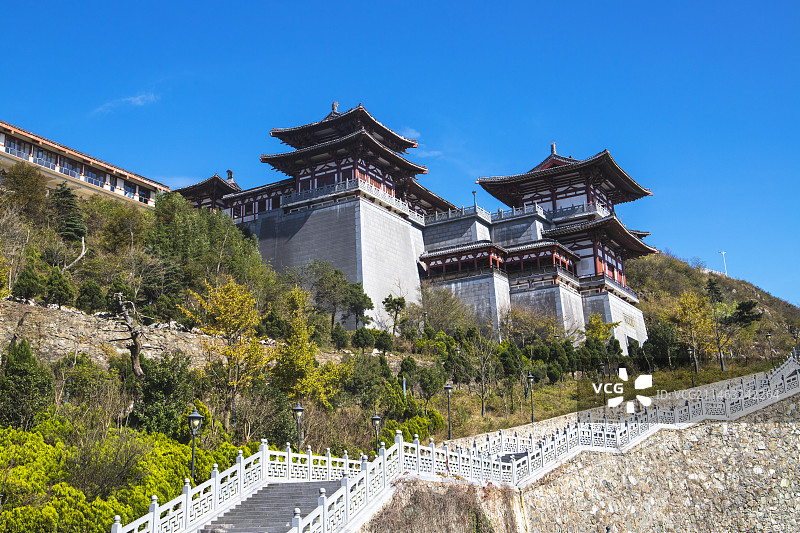 湖北省随州市大洪山风景区白天风光图片素材