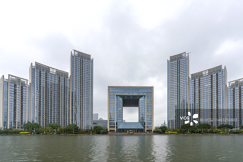 海河风景线图片素材