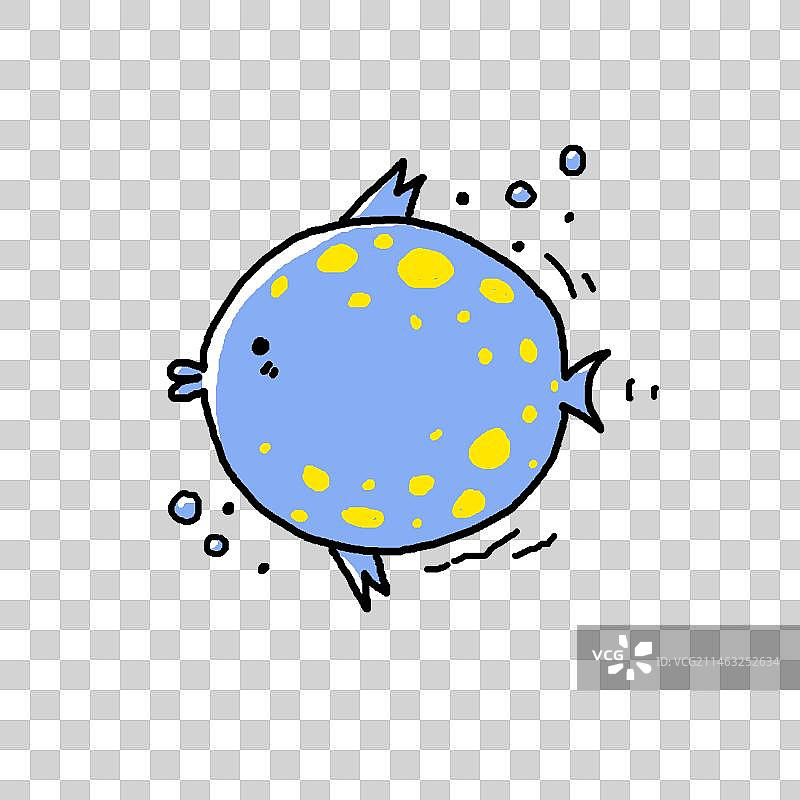 可爱的 小丑鱼 卡通插画 免抠元素图片素材